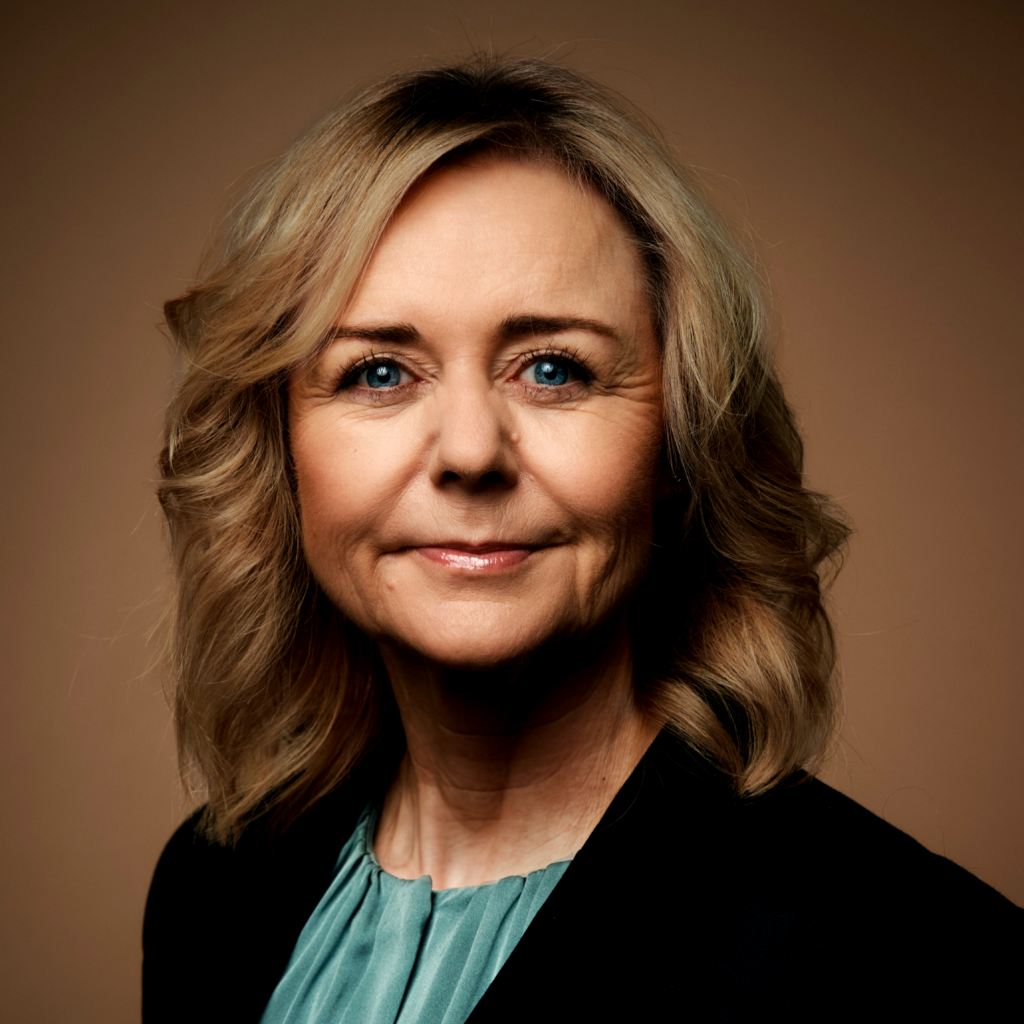 Farvefoto af Det Konservative Folkpartis formand, Mona Juul